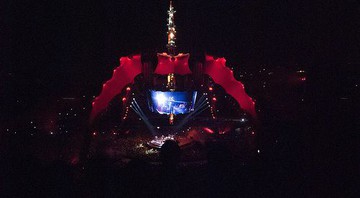 O palco do U2 durante a apresentação realizada em São Paulo no último domingo, 10 - Divulgação/Rafael Koch Rossi