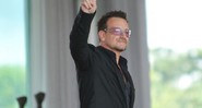 Bono em passagem pelo Brasil; U2 está atualmente na Alemanha, gravando um clipe - Antonio Cruz/ABr
