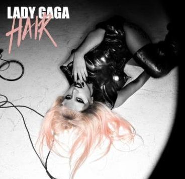 A capa do single "Hair", de Lady Gaga