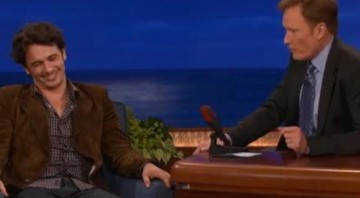 James Franco falou abertamente sobre sexo durante entrevista com Conan O'Brien na última quarta, 10 - Reprodução/YouTube