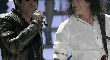 Adam Lambert e Brian May - AP