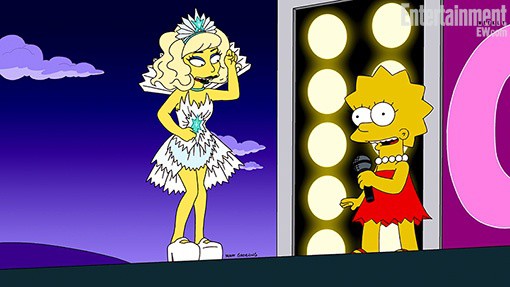 Lady Gaga em Os Simpsons