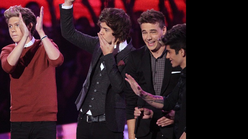 o grupo inglês One Direction foi o destaque da festa do VMA 2012