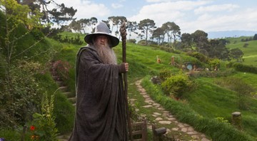 Gandalf (Ian McKellen), que deverá aparecer mais nessa trilogia do que em O Senhor dos Anéis - Reprodução/USA Today