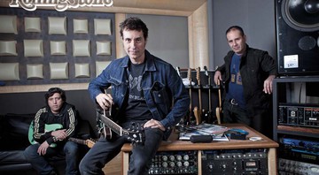 <b>NERVOSOS</b> Passarell, Dinho e Flávio no estúdio paulistano onde gravam o novo disco - DECO CURY