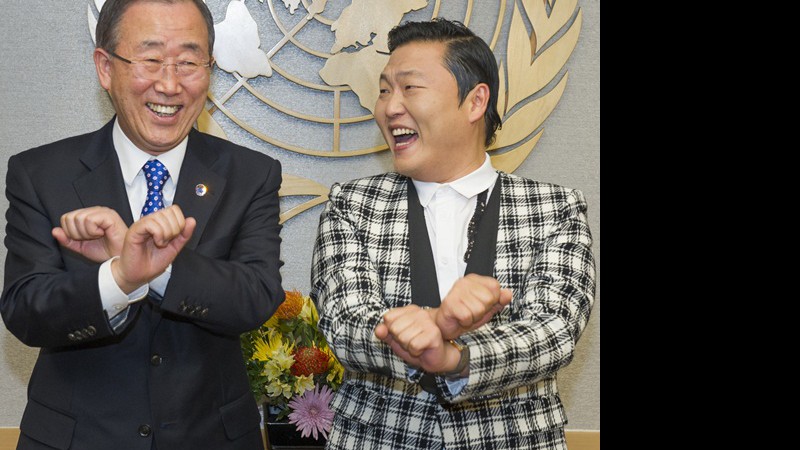 Psy e Ban Ki-moon