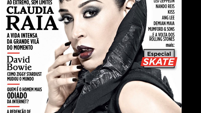 Claudia Raia na capa da edição de novembro da Rolling Stone Brasil