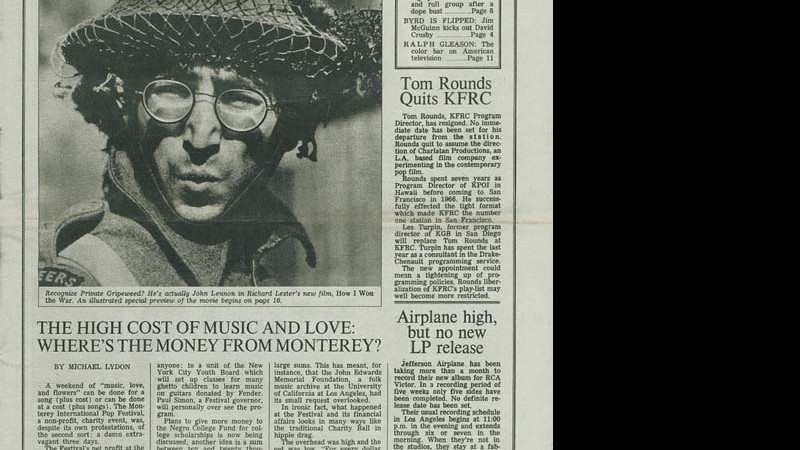 John Lennon na capa da primeira edição da Rolling Stone