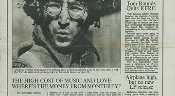 John Lennon na capa da primeira edição da Rolling Stone - reprodução