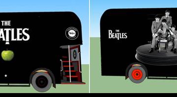 Ônibus Beatles - Divulgação