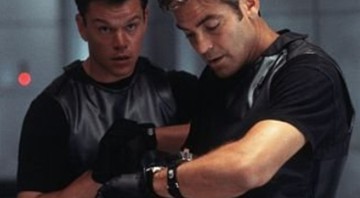 Matt Damon e George Clooney - Reprodução