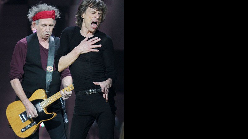 Os Rolling Stones fizeram uma das apresentações mais aguardadas da noite - AP