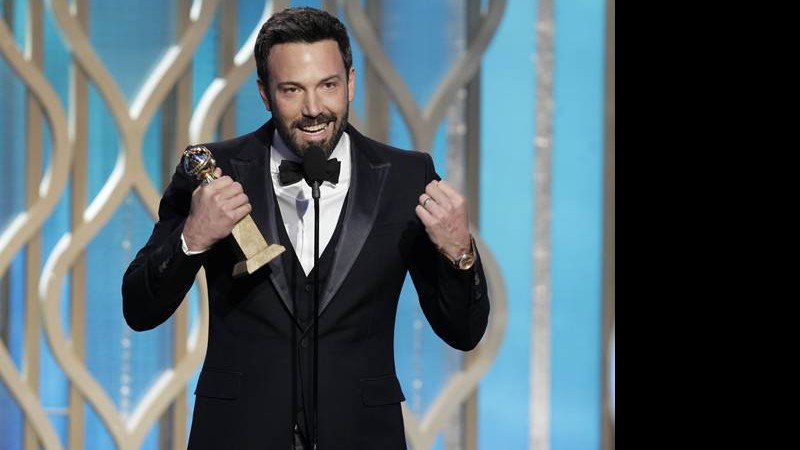 Ben Affleck levou o troféu nas categorias Melhor Filme de Drama e Melhor Diretor por Argo