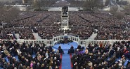Posse Obama: Multidão