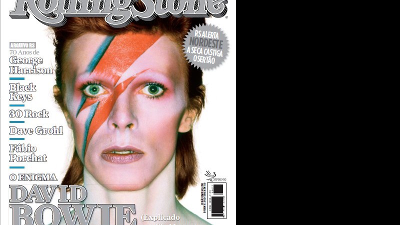 David Bowie estampa a capa da edição 77 da Rolling Stone Brasil