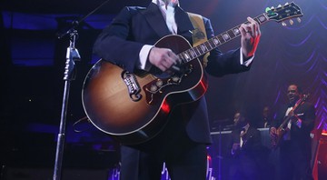 Justin Timberlake voltou a se apresentar no palco do Grammy após quatro anos distante da premiação - AP