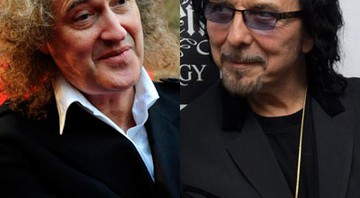 Brian May e Tony Iommi - AP