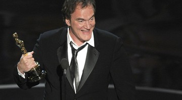 Quentin Tarantino levou seu segundo Oscar, desta ver pelo roteiro de Django Livre. O primeiro foi por Pulp Fiction - AP