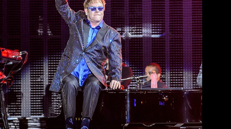 Elton John voltou ao Brasil depois de uma passagem pelo Rock in Rio, em 2011