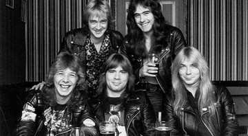 Clive Burr, no Iron Maiden - Reproduçaõ / Site oficial da banda