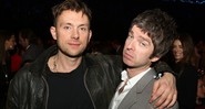 Damon Albarn e Noel Gallagher (Foto: AP)