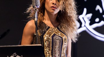 Leilah Moreno cantou no projeto Technostalgia, de DJ Marky. - Divulgação / Lollapalooza