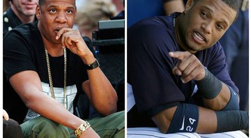 Jay-Z e Robinson Canó - AP