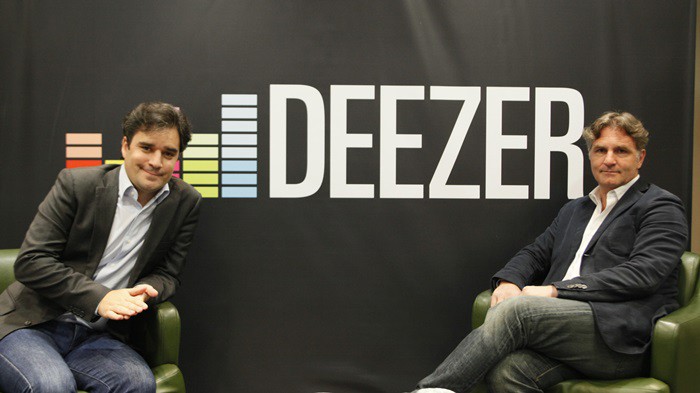 Mathieu Le Roux e  Axel Dauchez, da Deezer