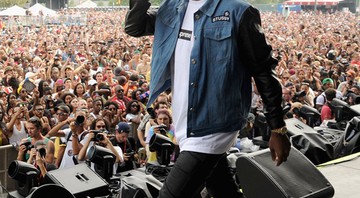 A$ap Rocky no palco principal do Budweiser Made in America - Getty Images/Divulgação