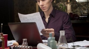 Benedict Cumberbatch em Sherlock - Reprodução