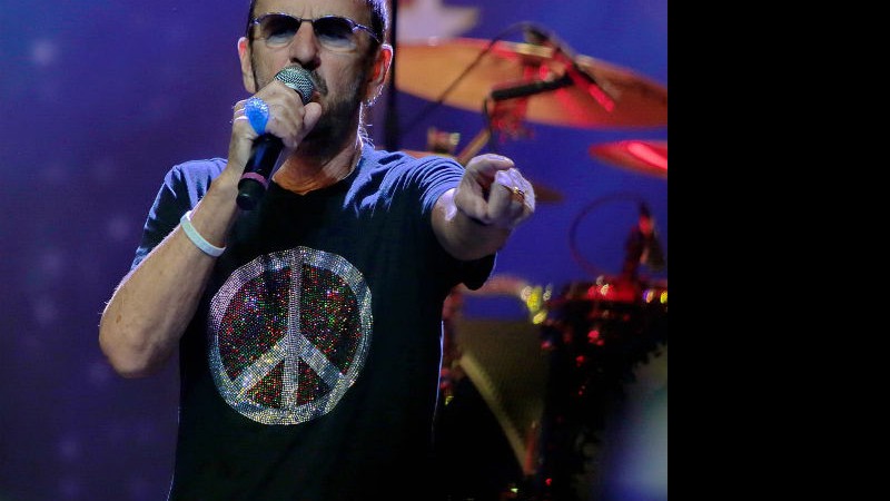 Ringo Starr fez show acompanhado da All-Starr Band, no Credicard Hall, em São Paulo.