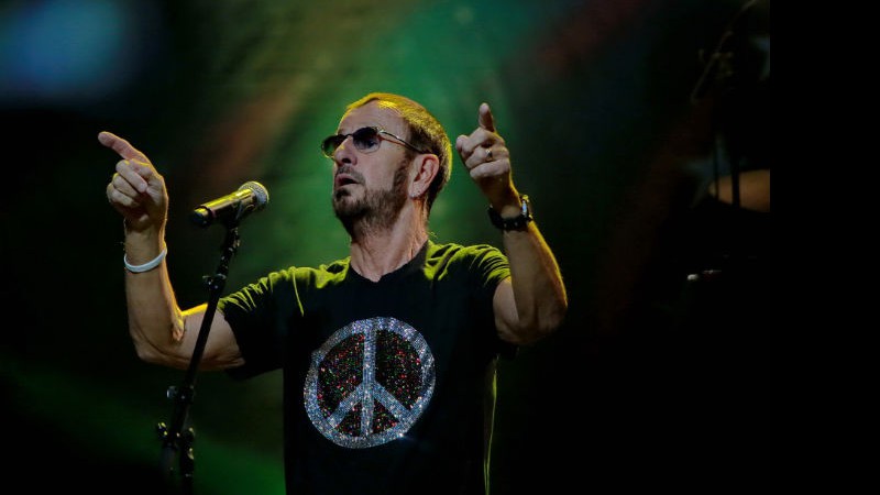 Ringo Starr fez show acompanhado da All-Starr Band, no Credicard Hall, em São Paulo.