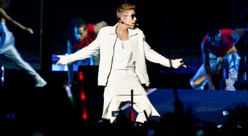 Justin Bieber tocou na Arena Anhembi, em São Paulo.  - Camila Cara / Divulgação / T4F