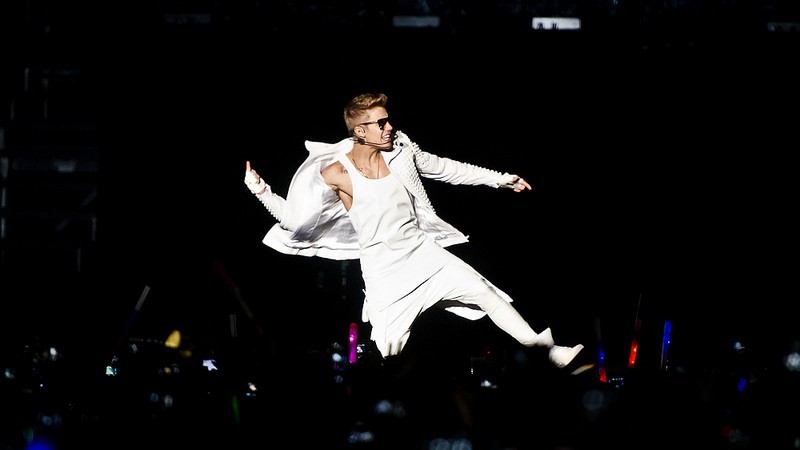 Justin Bieber se apresentou na Arena Anhembi, em São Paulo. 