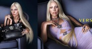 Lady Gaga para a campanha de primavera da Versace