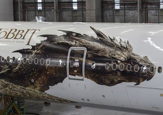O Hobbit - Dragão Smaug - Avião