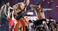 Red Hot Chili Peppers no Super Bowl - Julio Cortez / AP