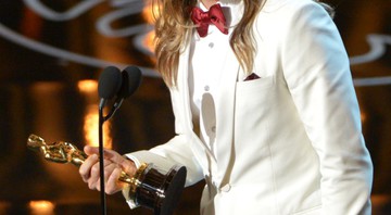 Jared Leto recebeu o primeiro prêmio da noite, de Melhor Ator Coadjuvante, por <i>Clube de Compras Dallas</i> - John Shearer/AP