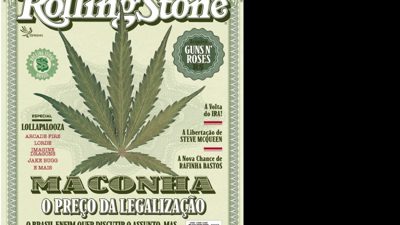 A capa da edição de março/2014 da Rolling Stone Brasil