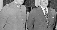 Augusto Pinochet e Salvador Allende - AP