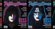 Os integrantes da formação clássica do Kiss nas capas da <i>Rolling Stone Brasil</i>