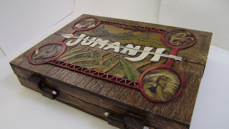 O tabuleiro do filme Jumanji pela artista Gemma Wright