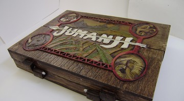 O tabuleiro do filme <i>Jumanji</i> pela artista Gemma Wright - Reprodução
