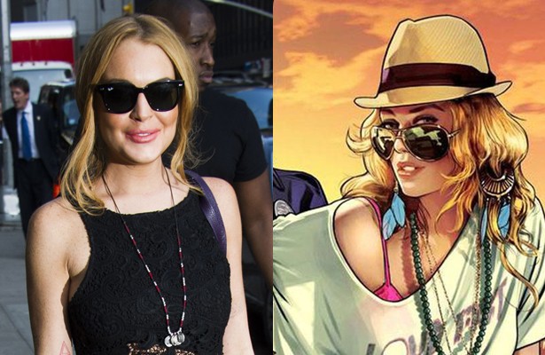 Lindsay Lohan e Lacey Jonas - GTA V