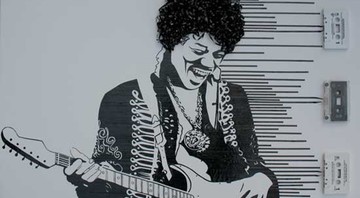 Jimi Hendrix por Erika Iris Simmons - Erika Iris Simmons