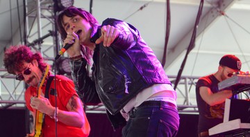 Julian Casablancas e The Voidz em show no festival Coachella, em 2014 - Scott Roth/AP