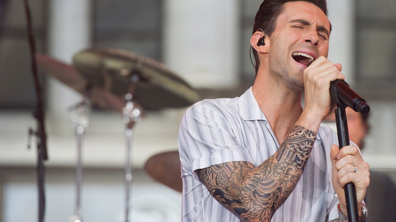 Adam Levine, vocalista do Maroon 5