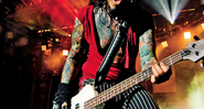 <b>Depois do fim</b><br>
O baixista Nikki Sixx planeja se dedicar à banda solo quando o Crüe acabar. - Paul Brown/Keystone Brasil