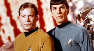 Kirk (William Shatner) e Spock (Leonard Nimoy), a dupla clássica de Star Trek - Divulgação