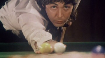 Paul McCartney joga sinuca em propaganda de TV do disco  Venus and Mars - Reprodução / Vídeo